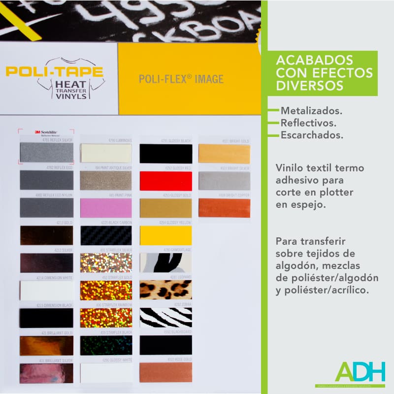 Vinilo textil texturas Poli-Flex Image de Poli-Tape