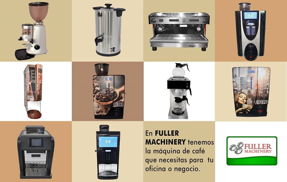 Máquina de Café Automática en Grano Berna 8 Bebidas Molino FULLER