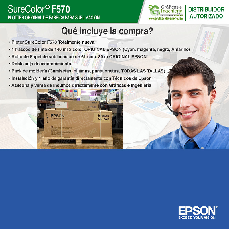 Impobal - Equipos y Materiales - ¡SÚPER PROMOCIÓN! Llévate GRATIS una  impresora Epson F170, por la compra de un plotter de sublimación Epson  F6370. #Impobal #Epson #Sublimación #F6370 #F170