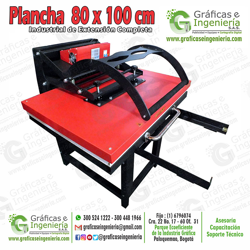 Plancha sublimadora best sale 100 x 80